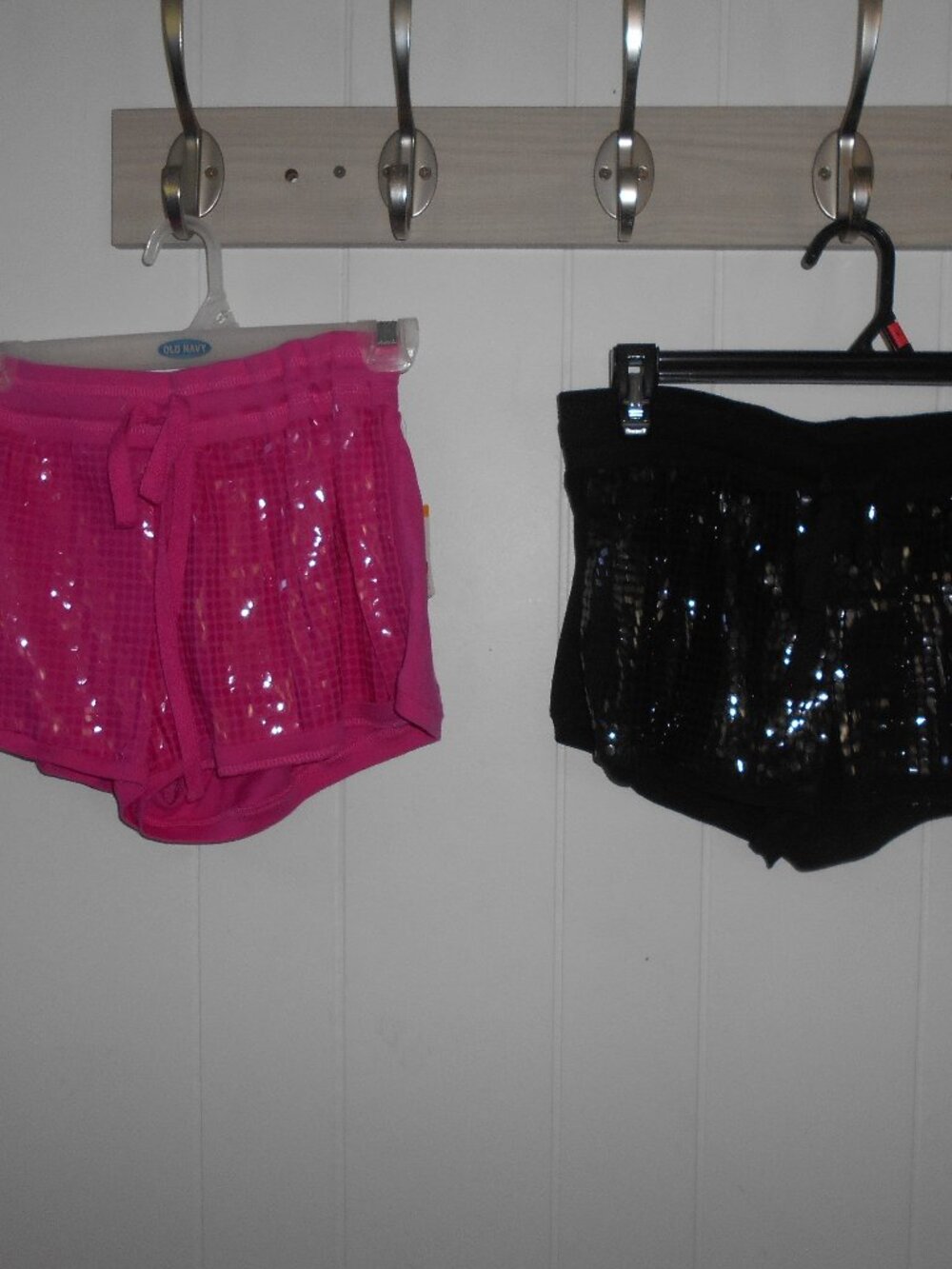 Sequin Shorts- Pink or Black-Large or XLarge Adult-NWT